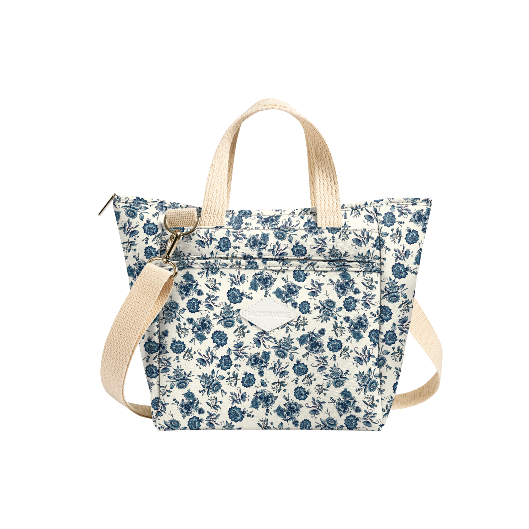 DaCosta Verde Lunch Tote Crossbody Fiore Blue