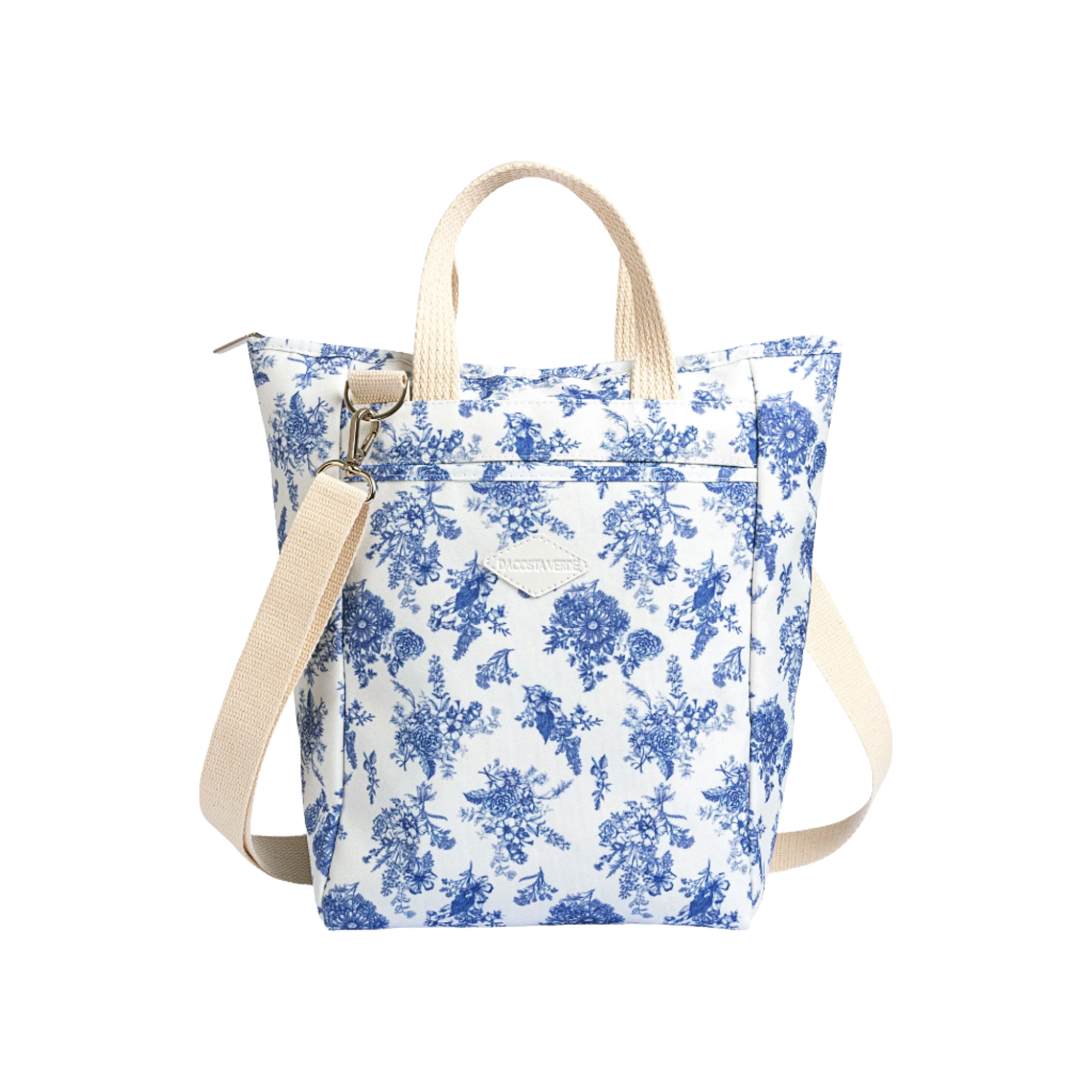 DaCosta Verde Tote Bag Toile de Jouy